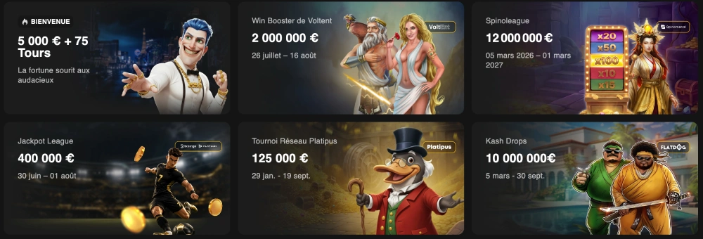 promotions sur jokacasino live