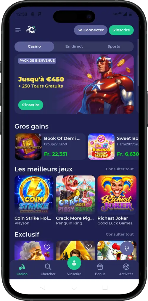 appli ouverte application bruno casino