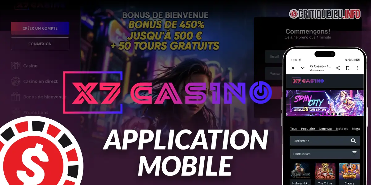 X7 Casino application : télécharger sur iOS, Android, Windows et Mac