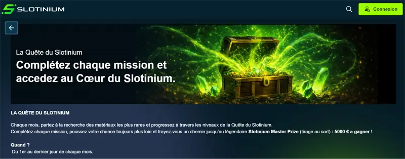 défis slotinium