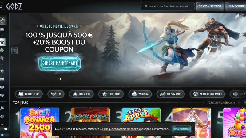 inscription étape1 sur godz