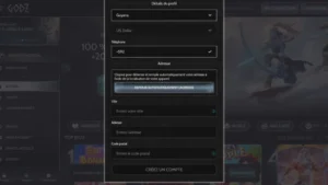 inscription étape4 sur godz