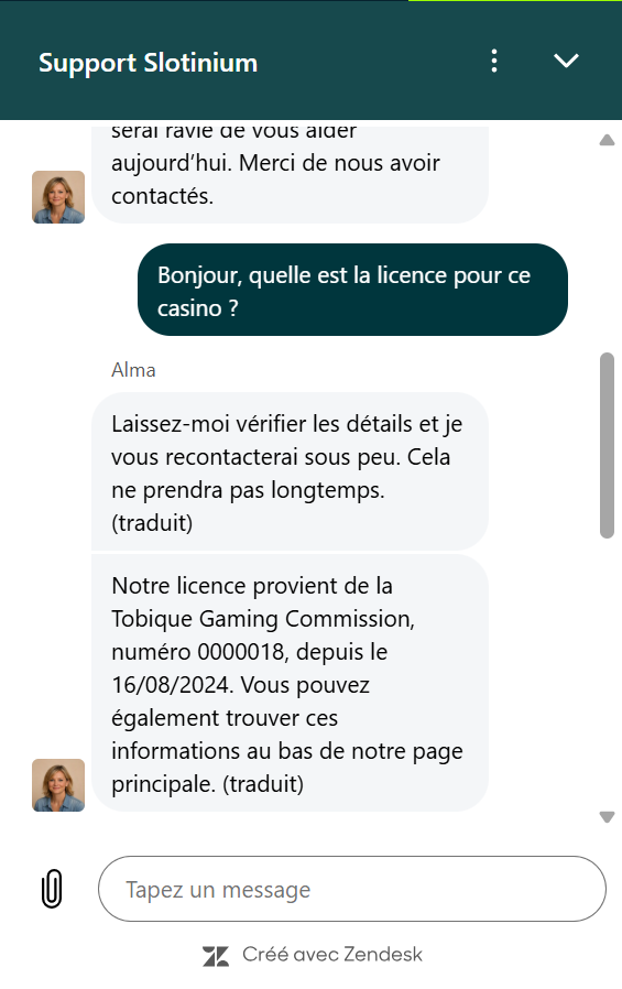 service client slotinium