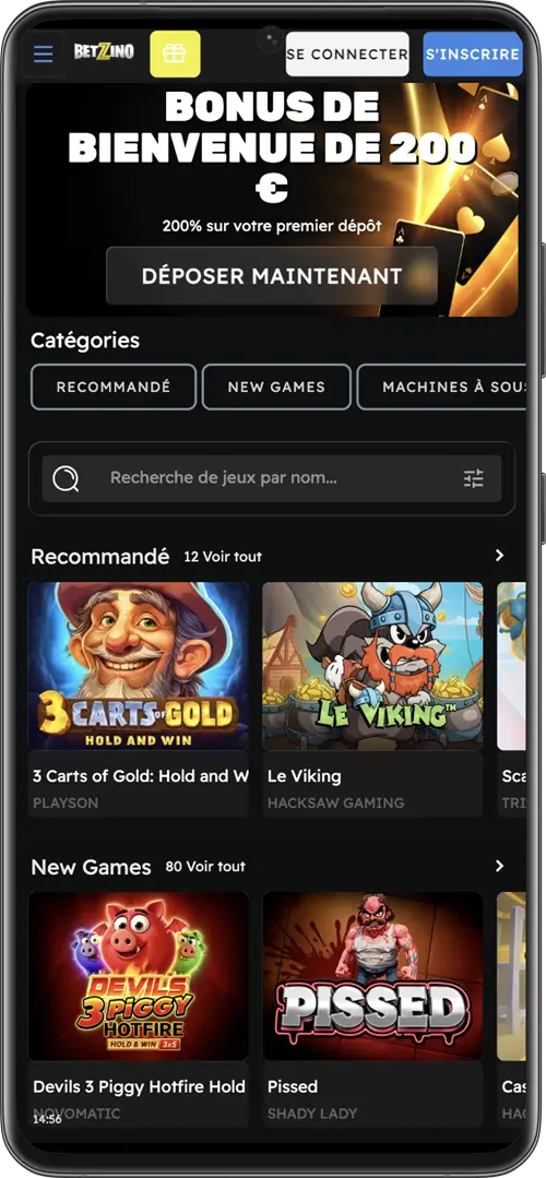 t&eacute;l&eacute;charger betzino app