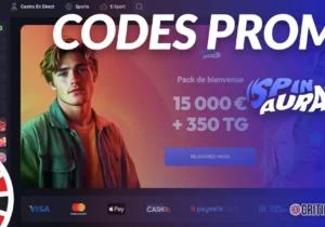Codes promos SpinAura et bonus actifs en Octobre 2026