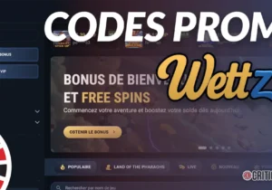 Codes Promos Wettzo et bonus actifs en Octobre 2026