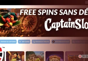 Captain Slots : 25 free spins sans d&eacute;p&ocirc;t sur Pirate Bonanza 2