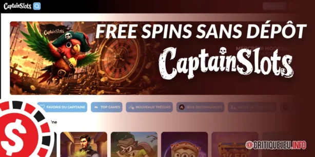 Captain Slots : 25 free spins sans dépôt sur Pirate Bonanza 2