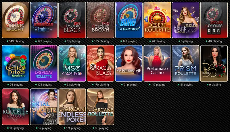 casino en direct spin formula