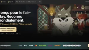 inscription &eacute;tape 1 wolf io casino
