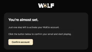 inscription &eacute;tape 5 wolf io casino