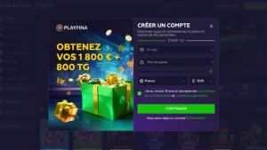 inscription étape2 playfina