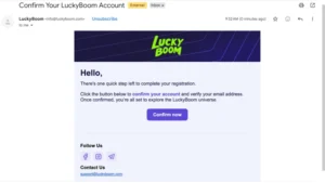 inscription étape6 luckyboom