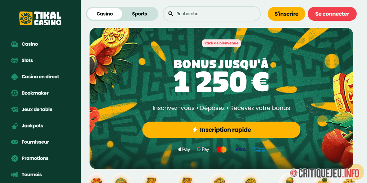 tikal casino page d accueil