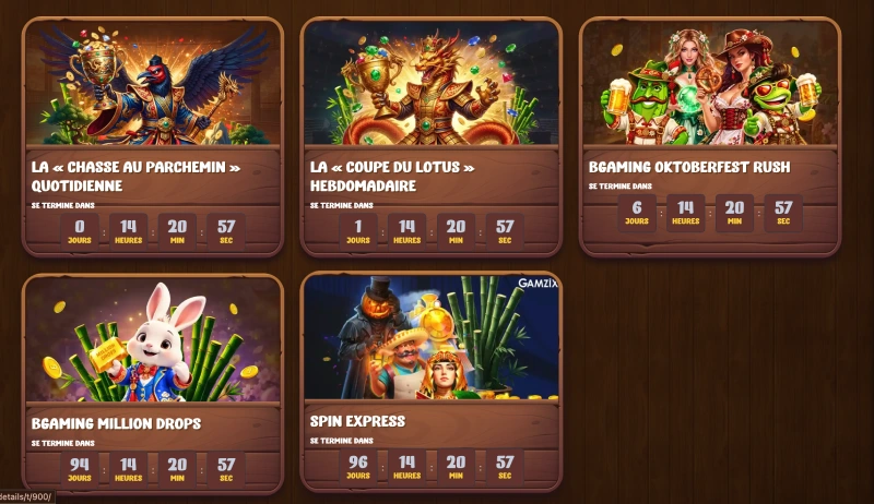 tournois sur asino casino