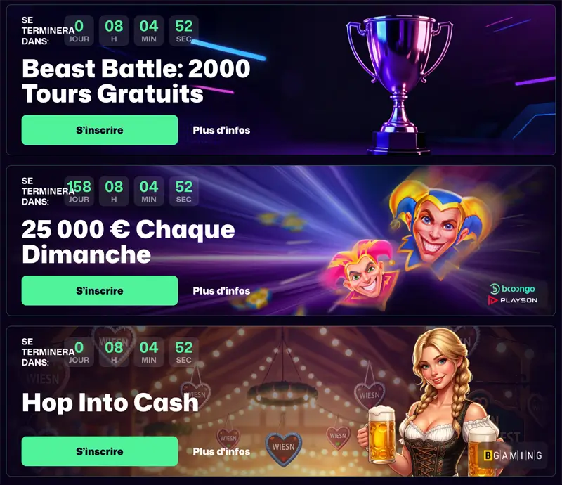 tournois winbeast