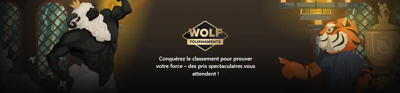 tournois wolf io casino