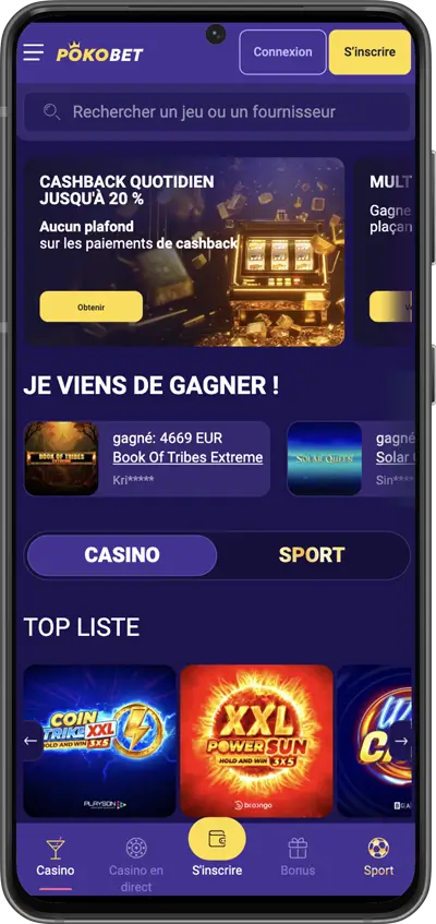 version mobile pokobet
