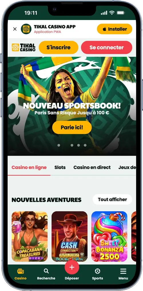 version mobile tikal casino