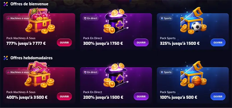autres promotions trixino