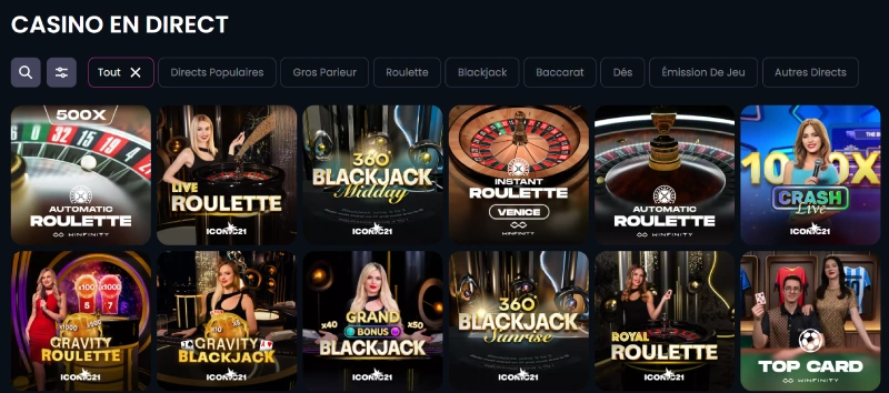 casino en direct sur likesbet