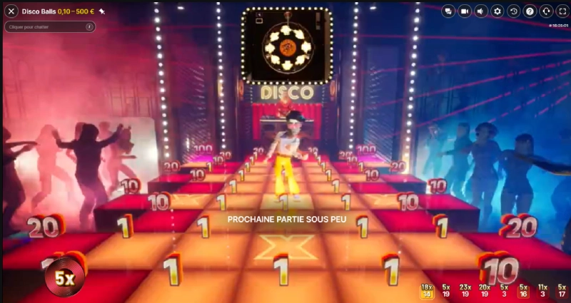 disco balls grille du bonus