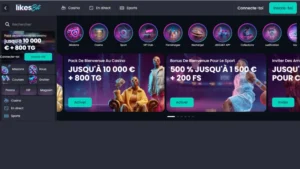 inscription étape1 likesbet casino