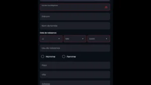 inscription étape4 likesbet casino